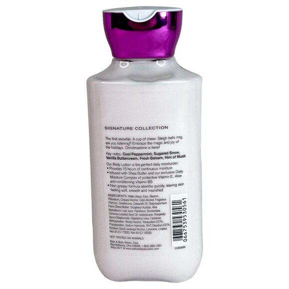 New Bath & Body Works Twisted Peppermint Body Lotion 8 FL OZ Polar Bear Penguin - Picture 4 of 6